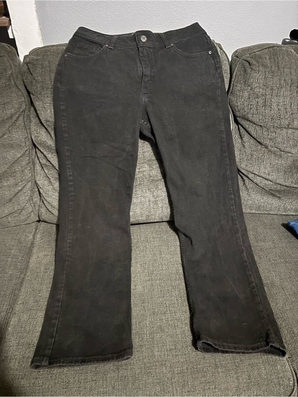 Riders by Lee Black Bootcut Flare Jeans Size 12 Petite